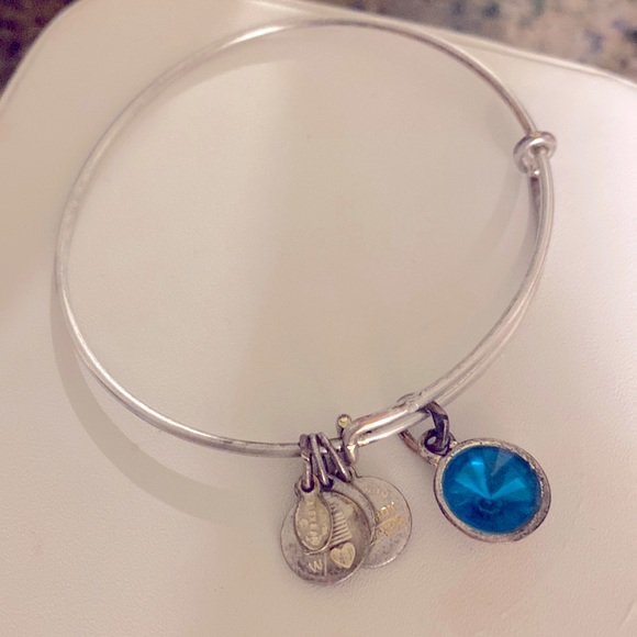 Alex & Ani Blue Bracelet - Picture 1 of 5